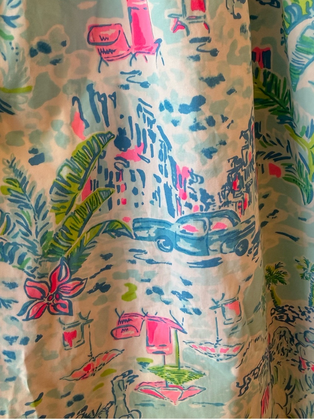 Lilly Pulitzer 🌴 Katlynn Dress “What A Lovely Place” Spaghetti Strap Size 8 - Picture 5 of 15